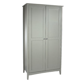 Kamuy Wooden Wardrobe With 2 Doors In Grey