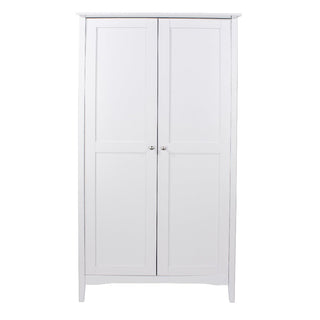 Kamuy Wooden Wardrobe With 2 Doors In White