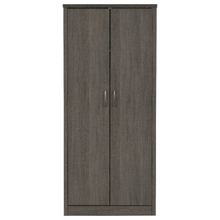 Laggan Wooden Wardrobe With 2 Doors In Black