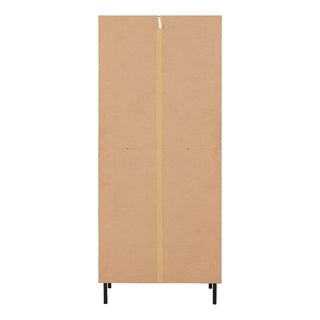 Lagos Wooden Wardrobe With 2 Doors 1 Drawer In Oak