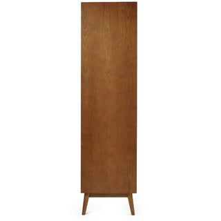 Layton Wooden Wardrobe With 2 Doors 1 Drawer In Cherry