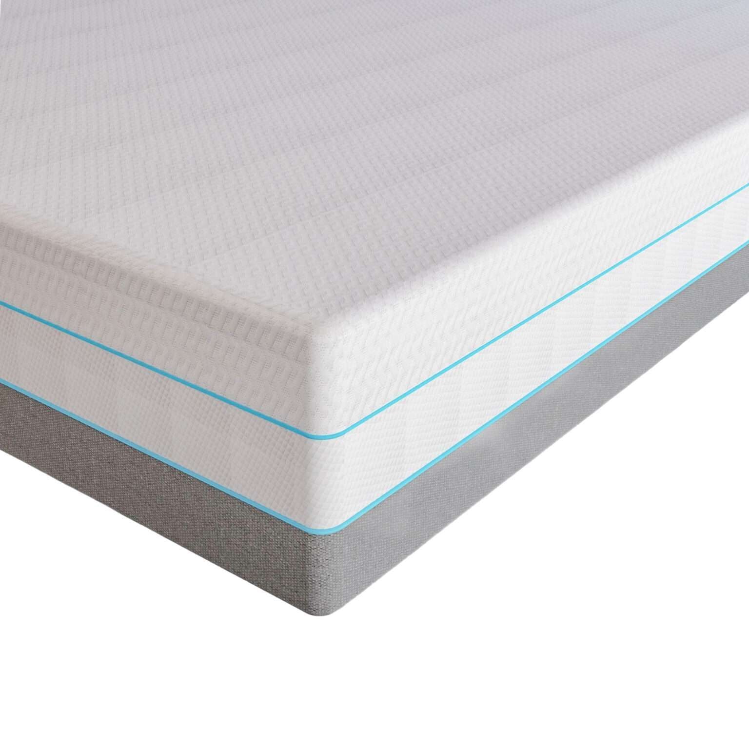CHOICEWARDROBE High Density Multi Layer Hard Foam Mattress - King 150cmx200cm in White – image 7