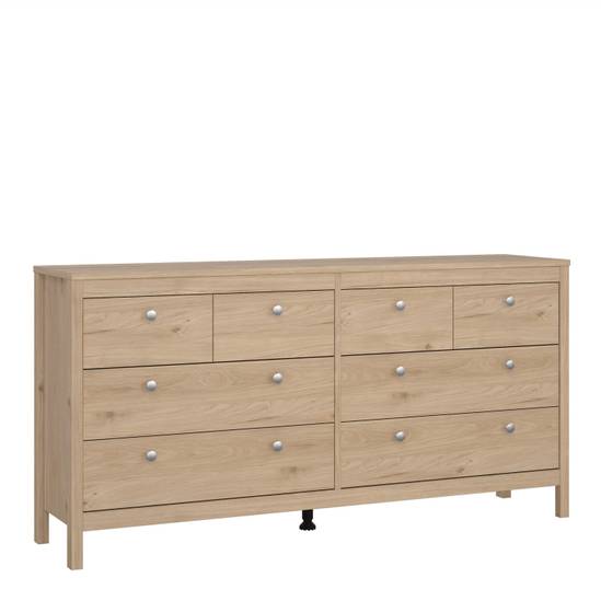 Madrid 159.6cm 8-Drawer Double Dresser – Jackson Hickory Oak – image 1