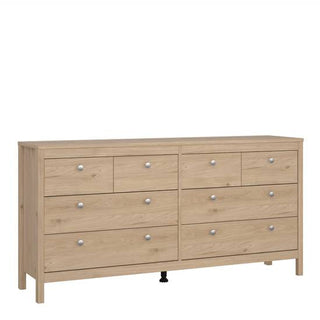 Madrid 159.6cm 8-Drawer Double Dresser – Jackson Hickory Oak – image 1