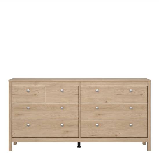 Madrid 159.6cm 8-Drawer Double Dresser – Jackson Hickory Oak – image 2