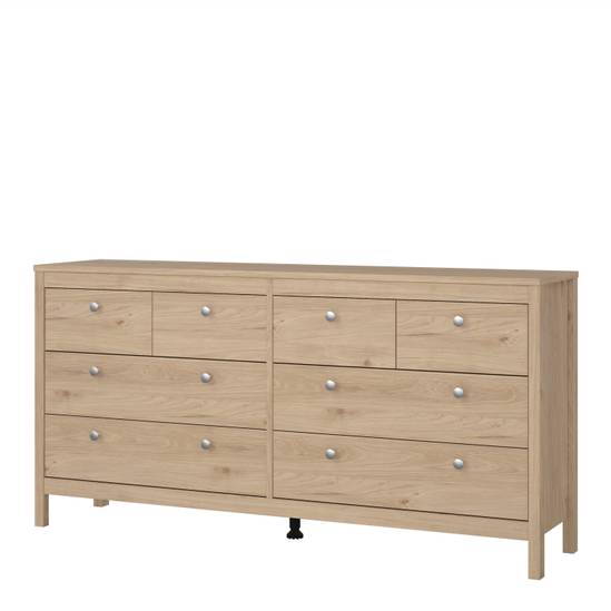 Madrid 159.6cm 8-Drawer Double Dresser – Jackson Hickory Oak – image 3