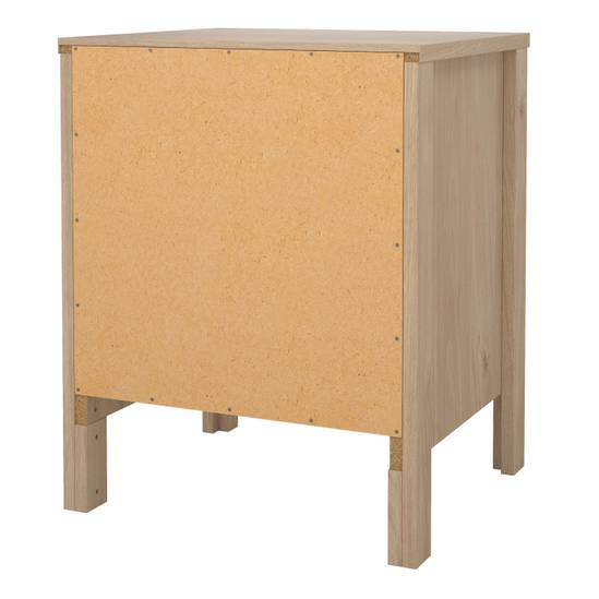 Madrid 54.1cm 2-Drawer Bedside Table – Jackson Hickory Oak – image 4