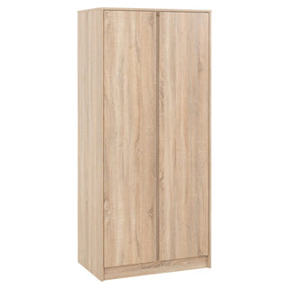 Mcgowen Wooden Bedroom Furniture Set 2 Doors Wardrobe In Oak