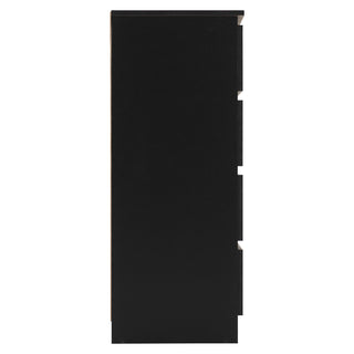 Mcgowen Wooden Furniture Set With 2 Door Wardrobe In Black