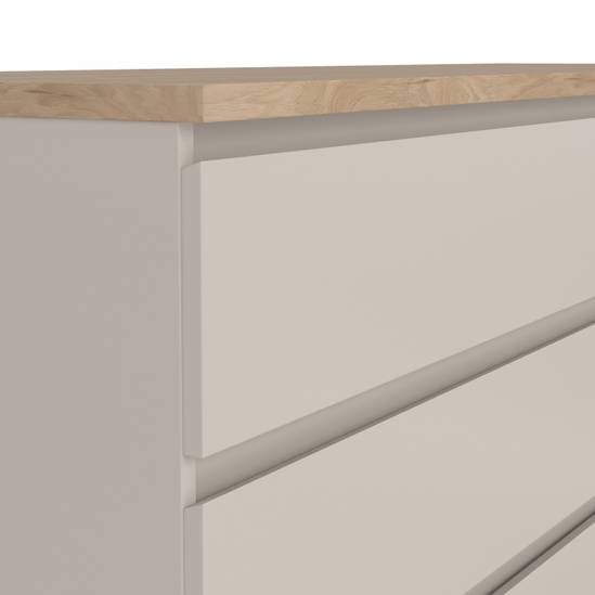 Naia 153.6cm Wide 6-Drawer Chest – Beige – image 6