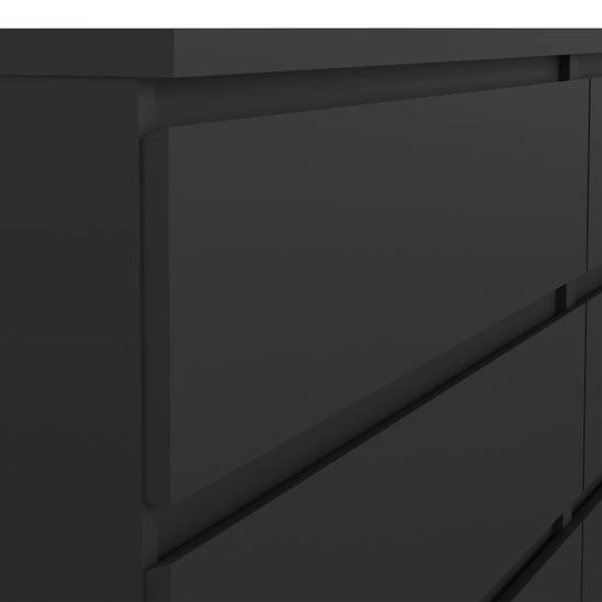 Naia 153.6cm Wide 6-Drawer Chest – Black – image 8