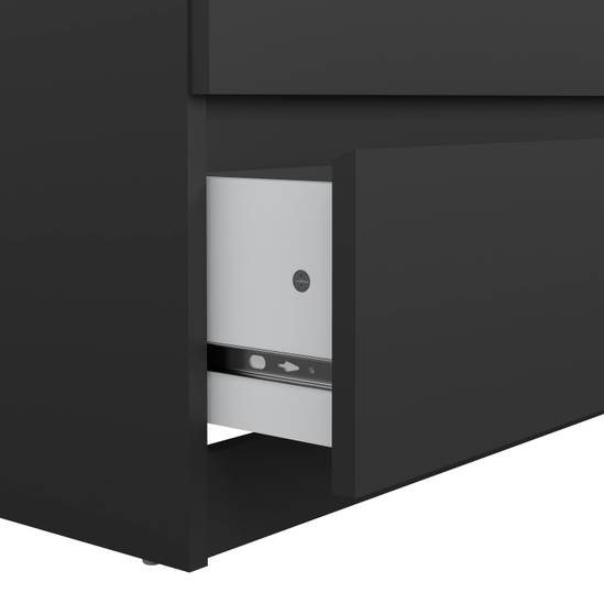 Naia 153.6cm Wide 6-Drawer Chest – Black – image 9