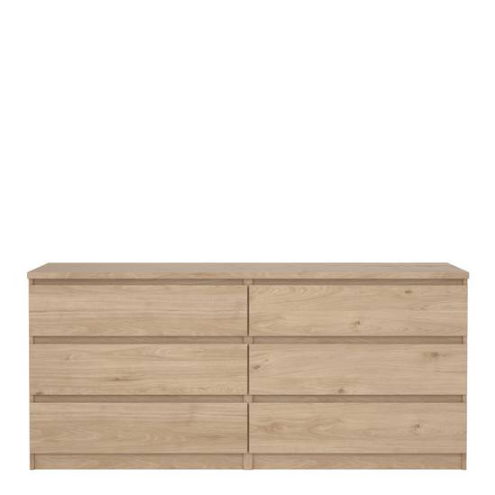 Naia 153.6cm Wide 6-Drawer Chest – Light Oak – image 2