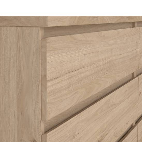 Naia 153.6cm Wide 6-Drawer Chest – Light Oak – image 7