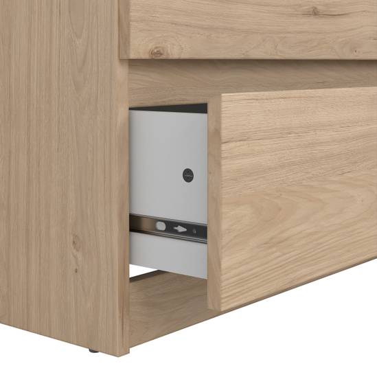 Naia 153.6cm Wide 6-Drawer Chest – Light Oak – image 8