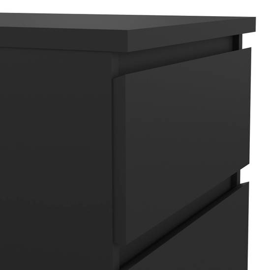 Naia 40.2cm Narrow 5-Drawer Chest – Black – image 7