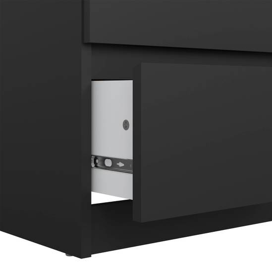 Naia 40.2cm Narrow 5-Drawer Chest – Black – image 8
