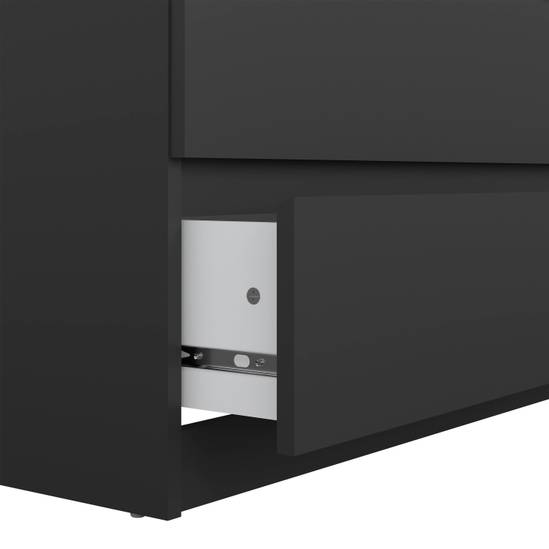 Naia 77cm 5-Drawer Chest – Black – image 9