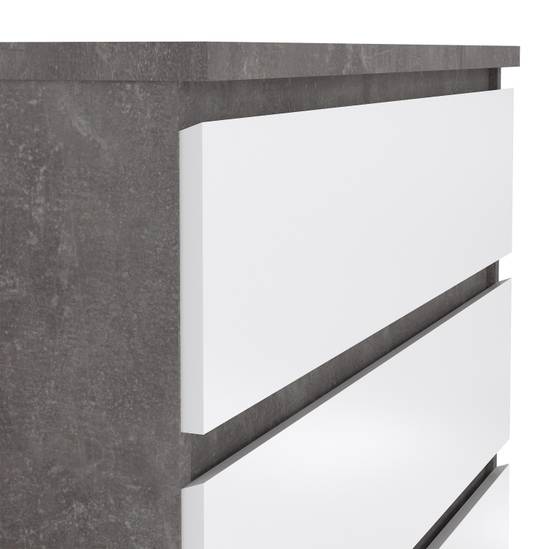 Naia 77cm 5-Drawer Chest – Grey – image 6