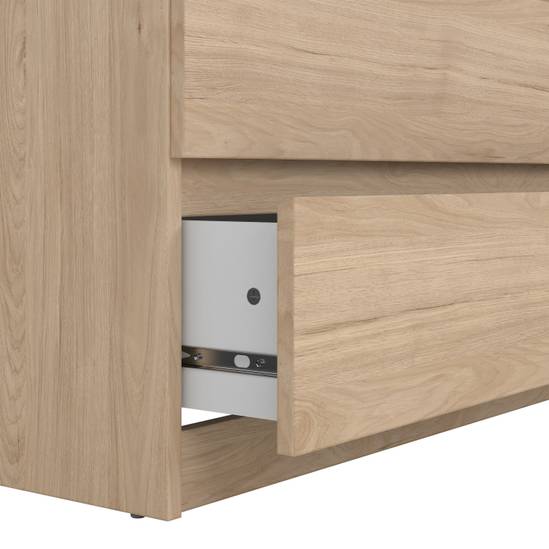 Naia 77cm 5-Drawer Chest – Light Oak – image 8
