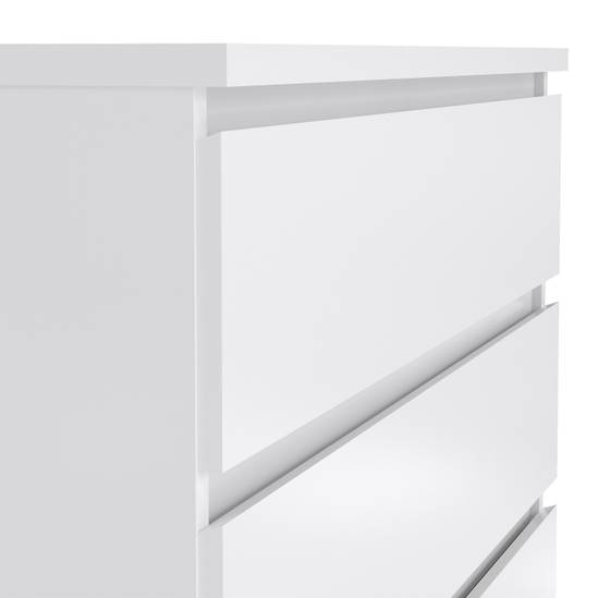 Naia 77cm 5-Drawer Chest – White – image 6
