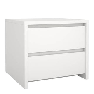 Next 51.6cm 2-Drawer Nightstand – White – image 1
