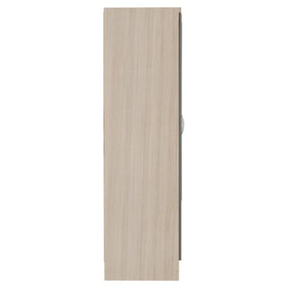 CHOICEWARDROBE Modara Grey High Gloss 6 Door Wardrobe with Mirrors & Drawers – 230cm Wide