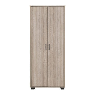 Oxnard Wooden Wardrobe With 2 Doors In Light Oak