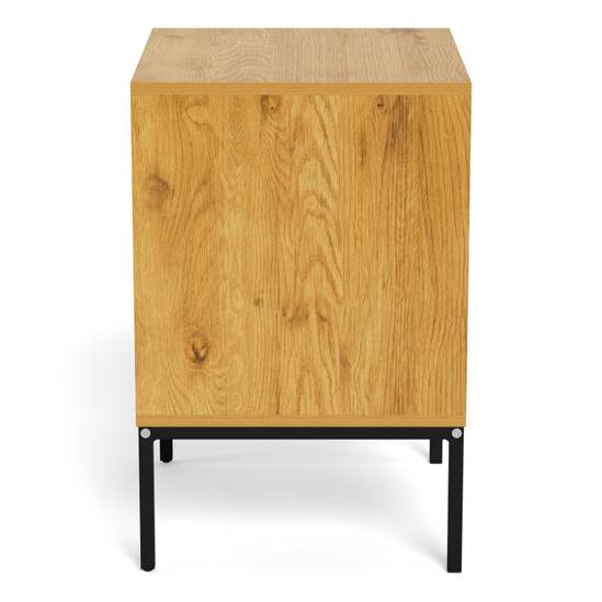 Palmdale 45.6cm 2-Drawer Bedside Table – Wild Oak – image 4