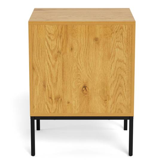 Palmdale 45.6cm 2-Drawer Bedside Table – Wild Oak – image 6