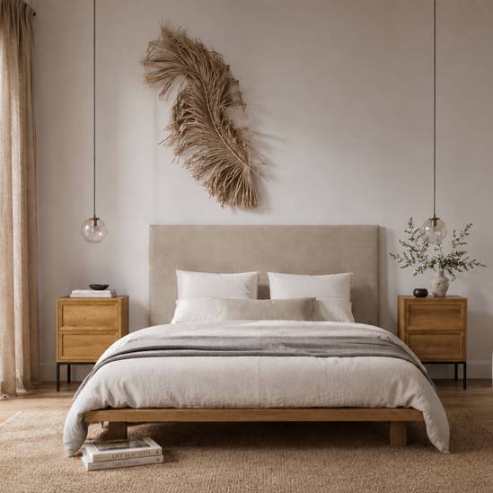 Palmdale 45.6cm 2-Drawer Bedside Table – Wild Oak – image 8