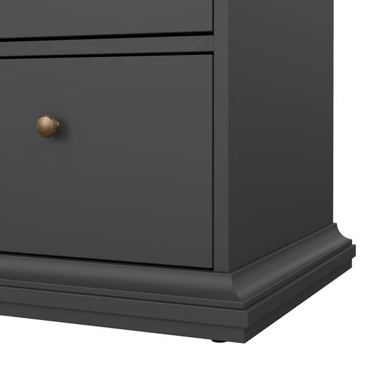 Paris 43.6cm 1-Door 1-Drawer Nightstand – White – image 11