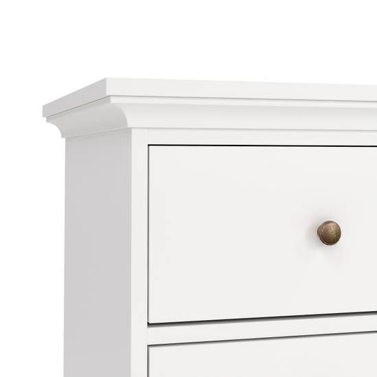 Paris 183.4cm 8-Drawer Wide Chest – White – image 9