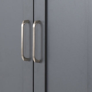 Parnu Wooden Wardrobe With 3 Doors In Grey And Oak