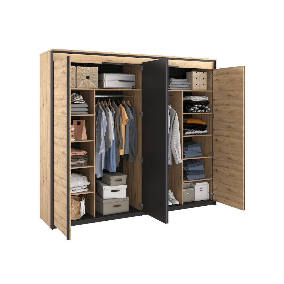 Quant QS-05 250cm Hinged Wardrobe with LED – image 3