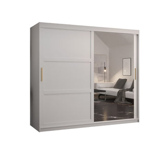 Ramiro II Sliding Door Wardrobe 200cm - White — view 1