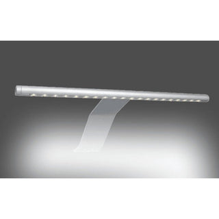 Silver LED light bar with translucent strip