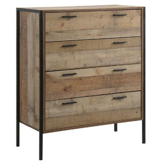 Stretton 4 Drawer Chest - Rustic Oak - image 1