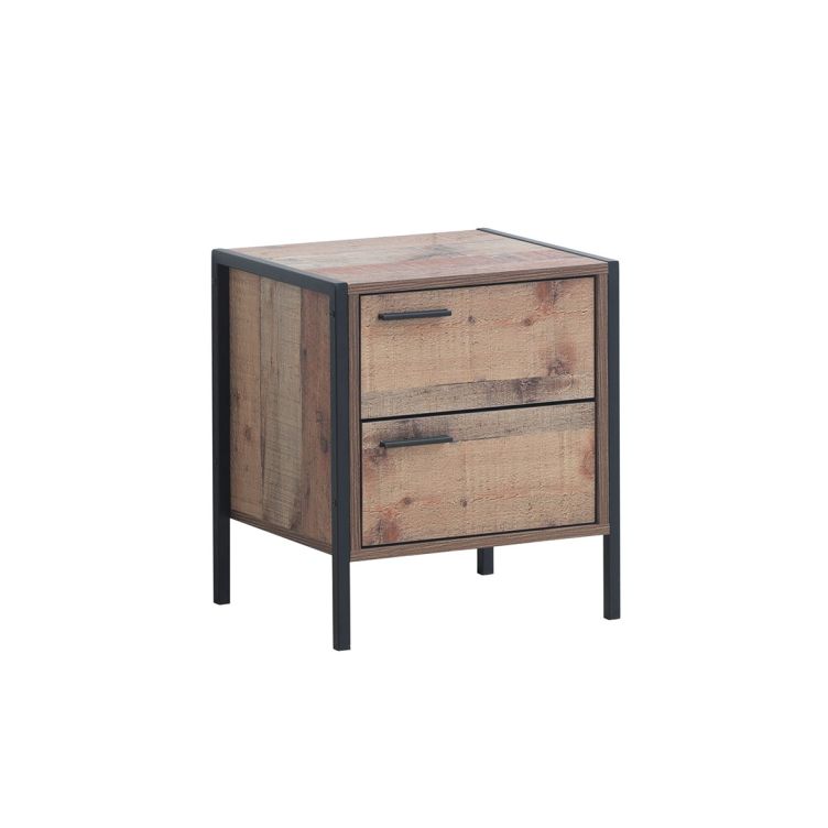 Stretton 2 Drawer Nightstand - Rustic Oak - image 3