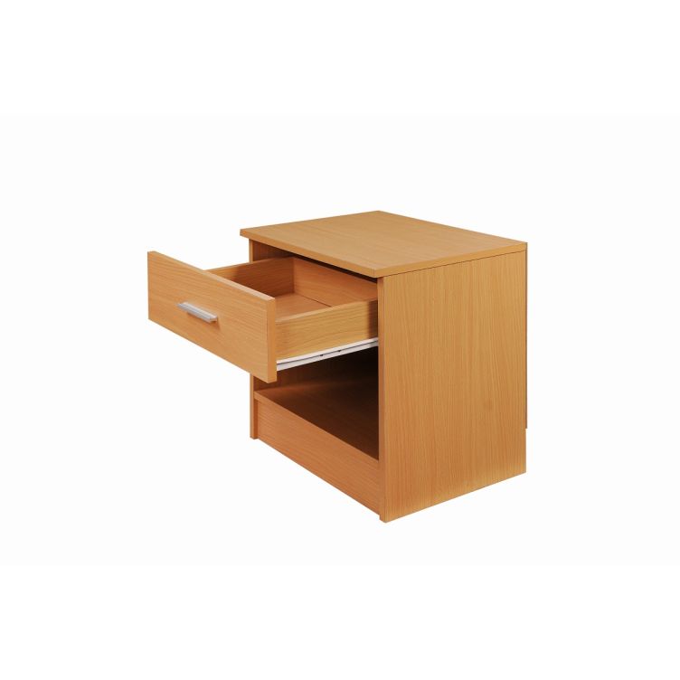 Rio Costa 1 Drawer Nightstand - Beech - image 4