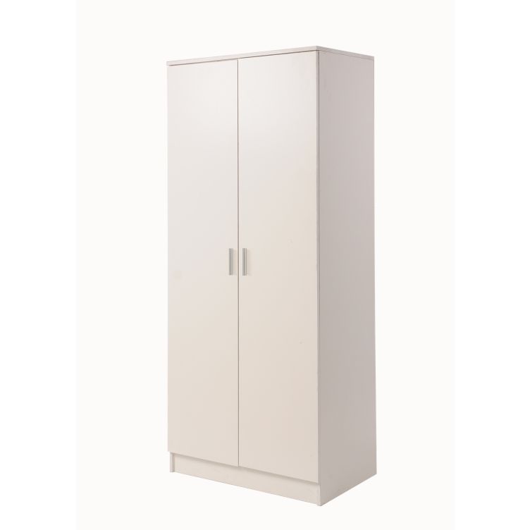 Rio Costa 2 Door Wardrobe – White – image 1