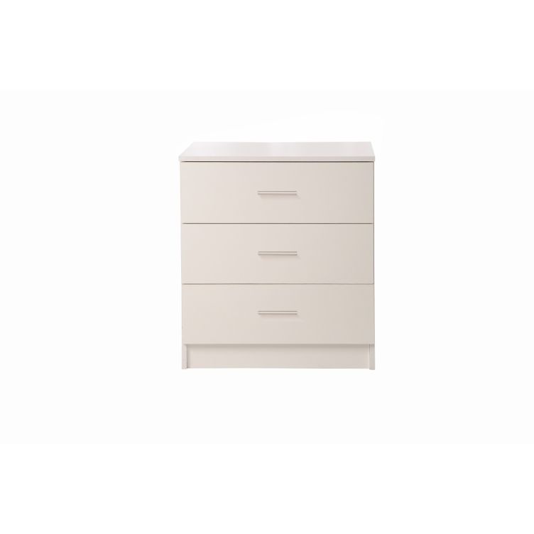 Rio Costa 3 Drawer Chest - White - image 3