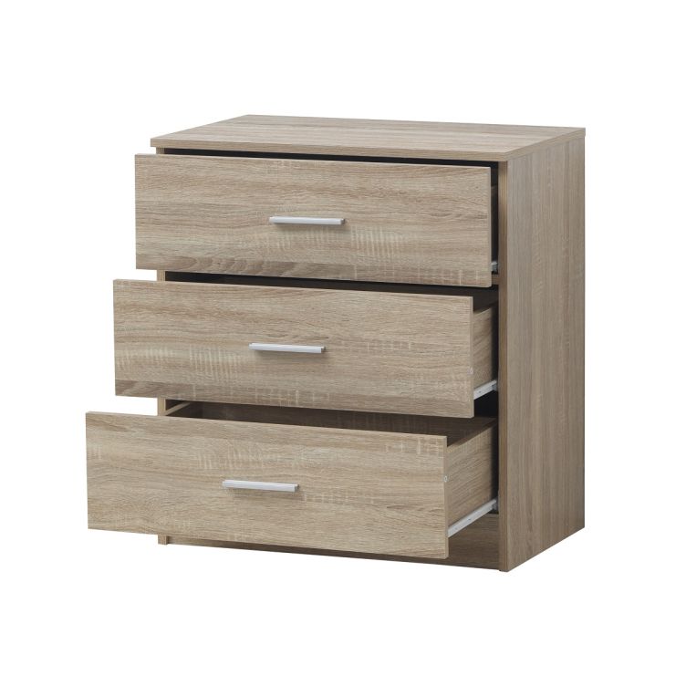 Rio Costa 3 Drawer Chest - Sonoma Oak - image 4