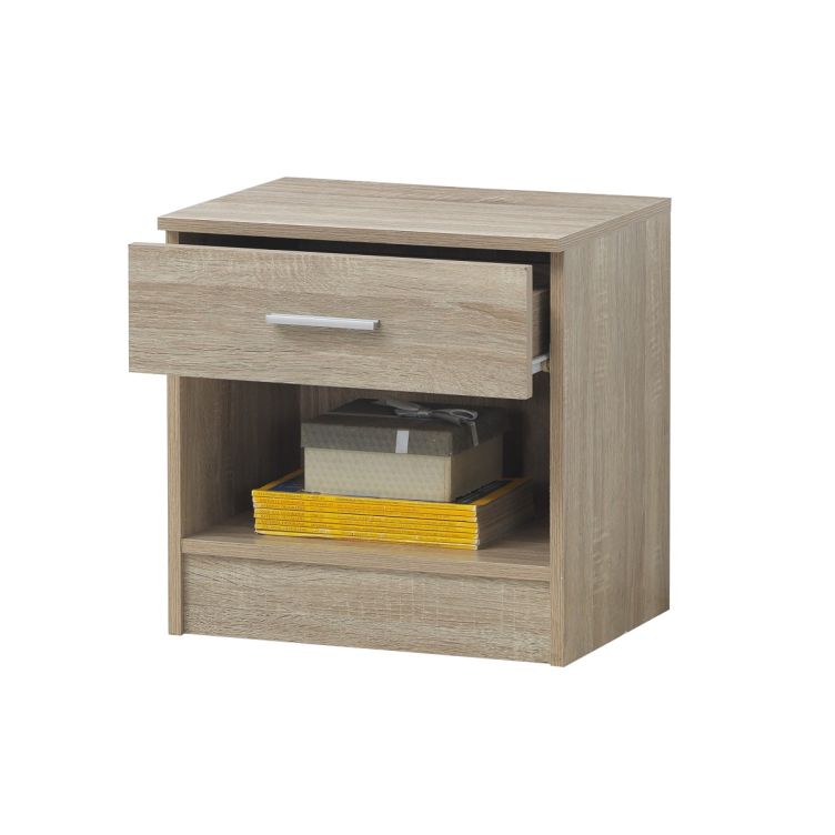 Rio Costa 1 Drawer Nightstand - Sonoma Oak - image 4