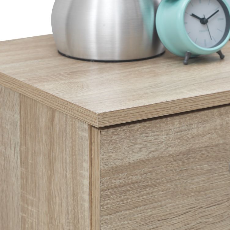 Rio Costa 1 Drawer Nightstand - Sonoma Oak - image 5