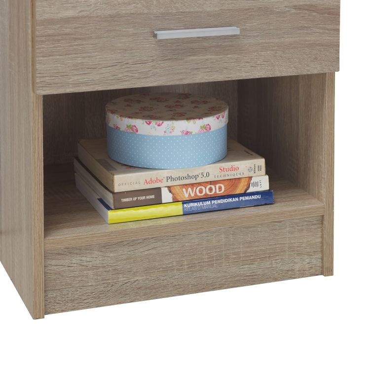 Rio Costa 1 Drawer Nightstand - Sonoma Oak - image 7