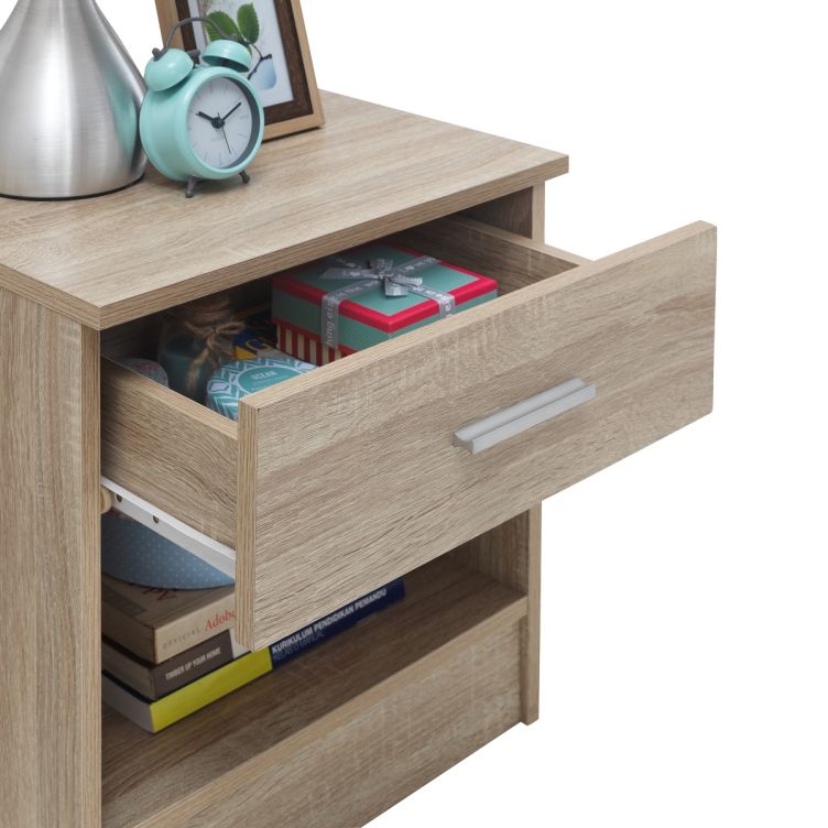 Rio Costa 1 Drawer Nightstand - Sonoma Oak - image 8