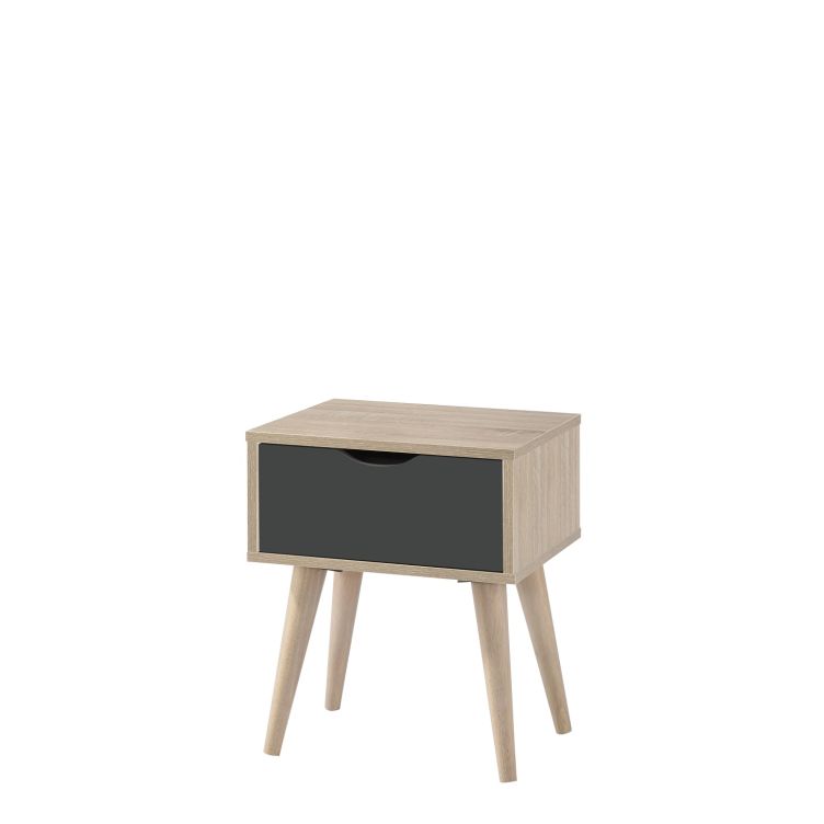 Alford 1 Drawer Lamp Table - Sonoma Oak & Grey - image 3
