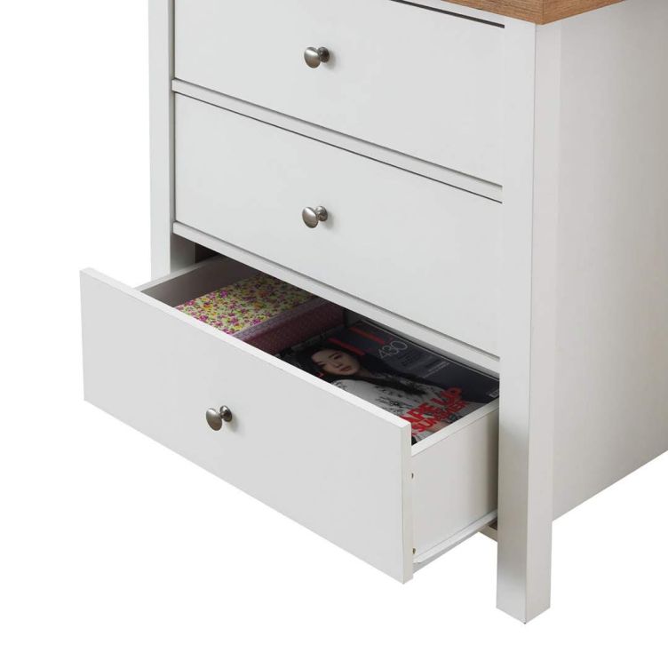 Astbury 3 Drawer Chest - White & Oak - image 6
