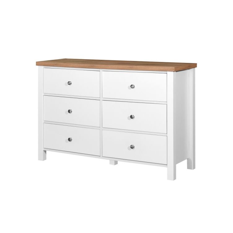 Astbury 6 Drawer Chest - White & Oak - image 3
